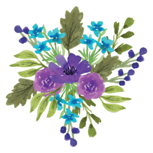 Blue-Flower png transparent