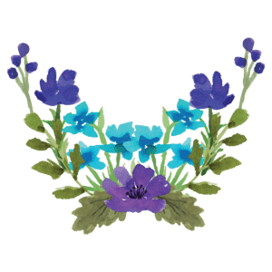 Blue Flower PNG Transparent free download