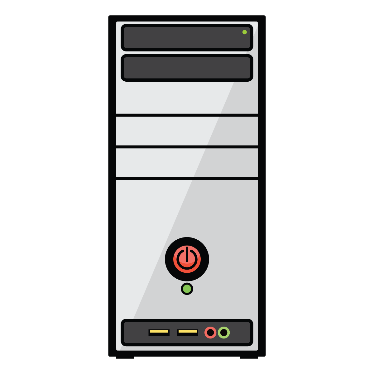 CPU Case PNG Clipart Transparent free hd icon download