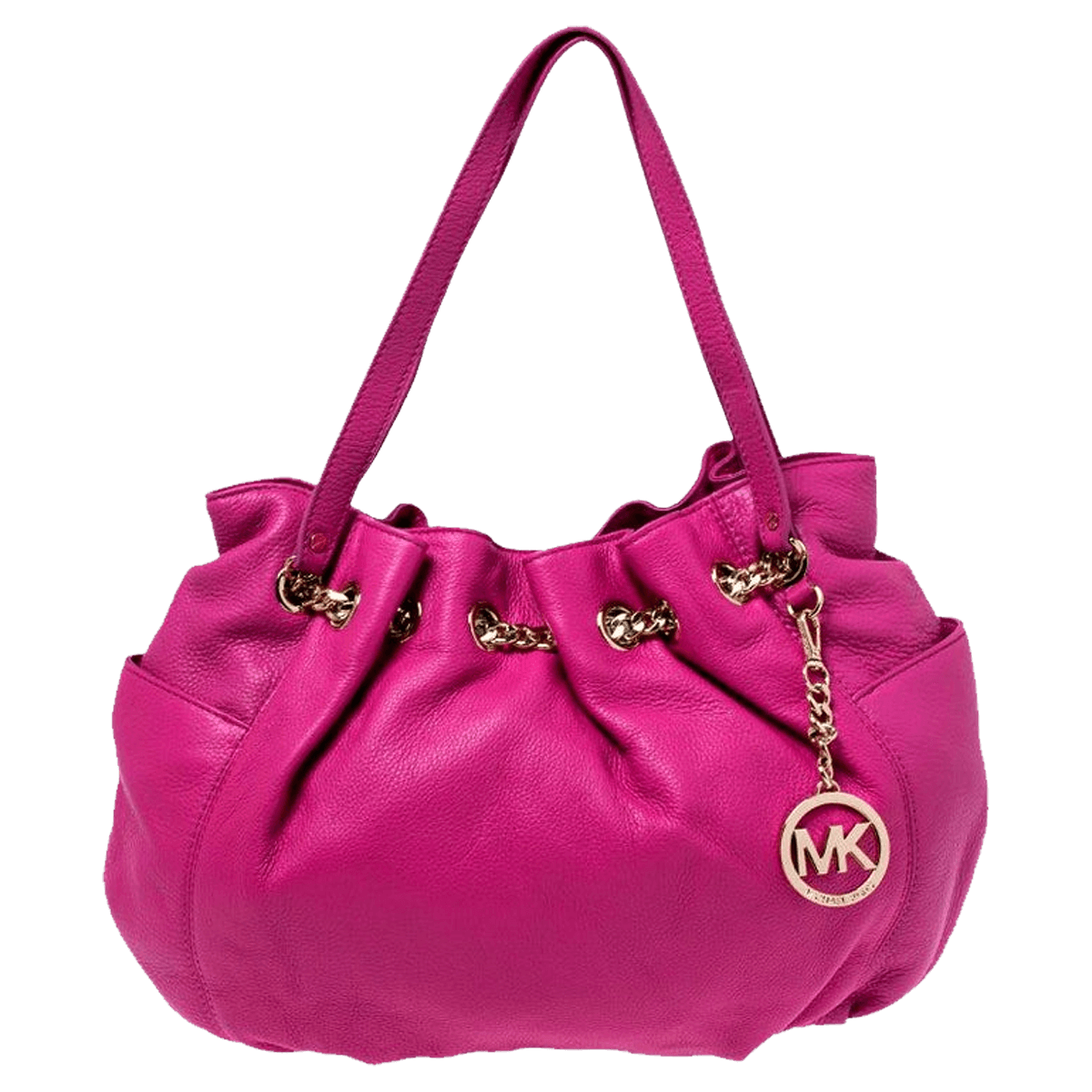 Pink-Leather-Shoulder-Bag free png transparent hd image