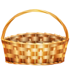 Wicker Basket Transparent Background PNG