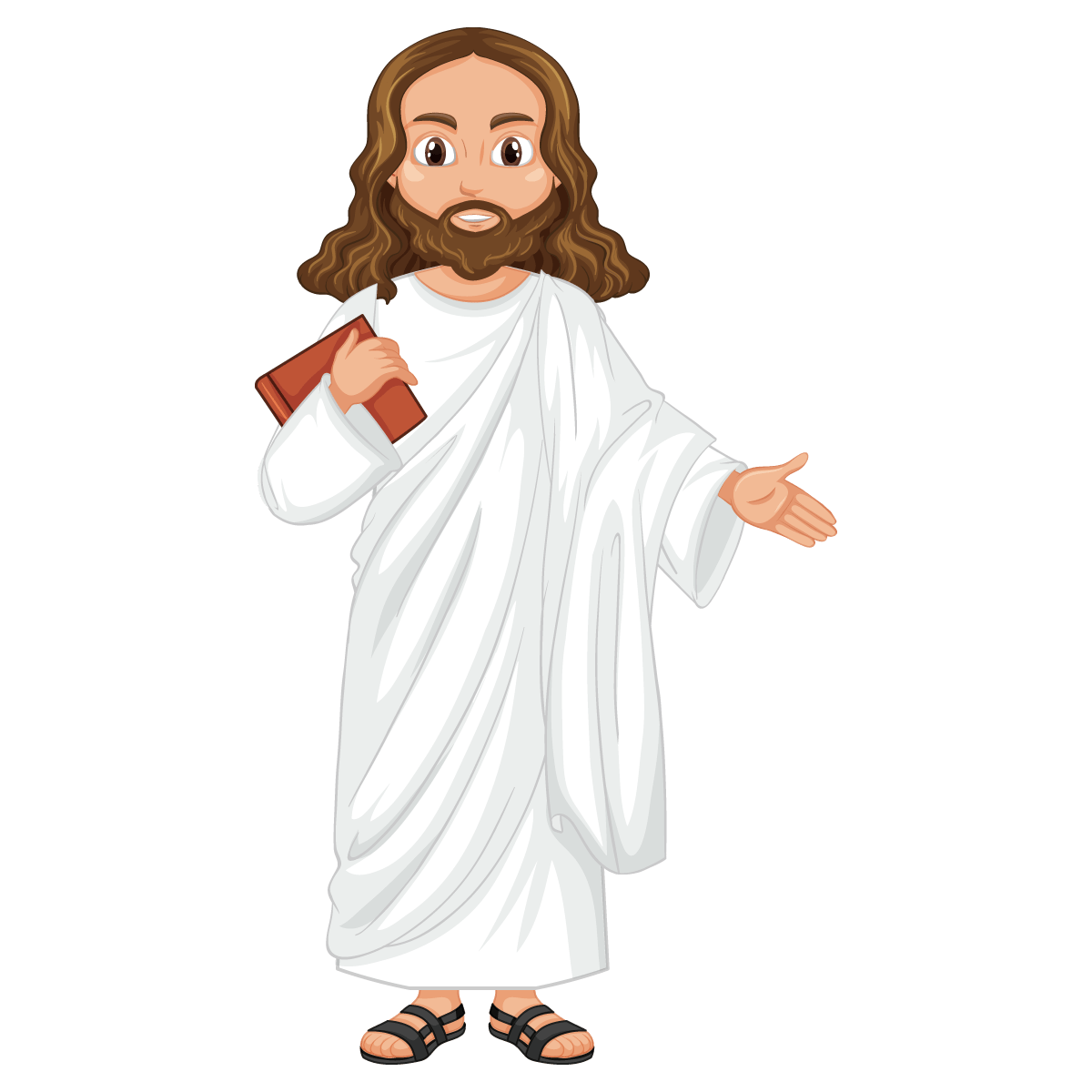 Jesus Cartoon PNG Transparent free hd image download