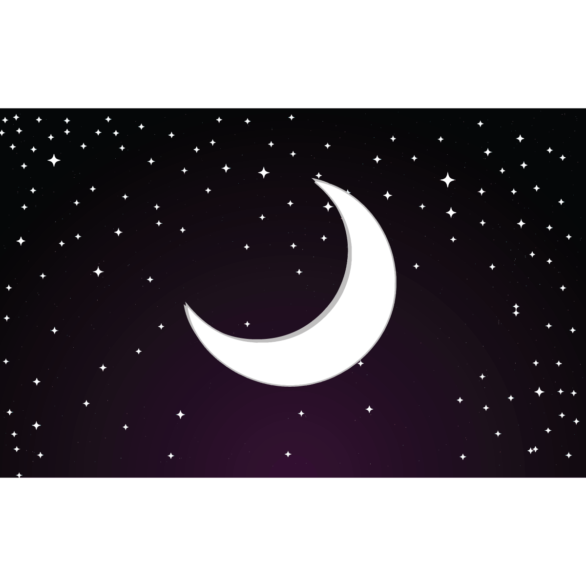 outer-space-galaxy-half-moon-and-stars background png transparent