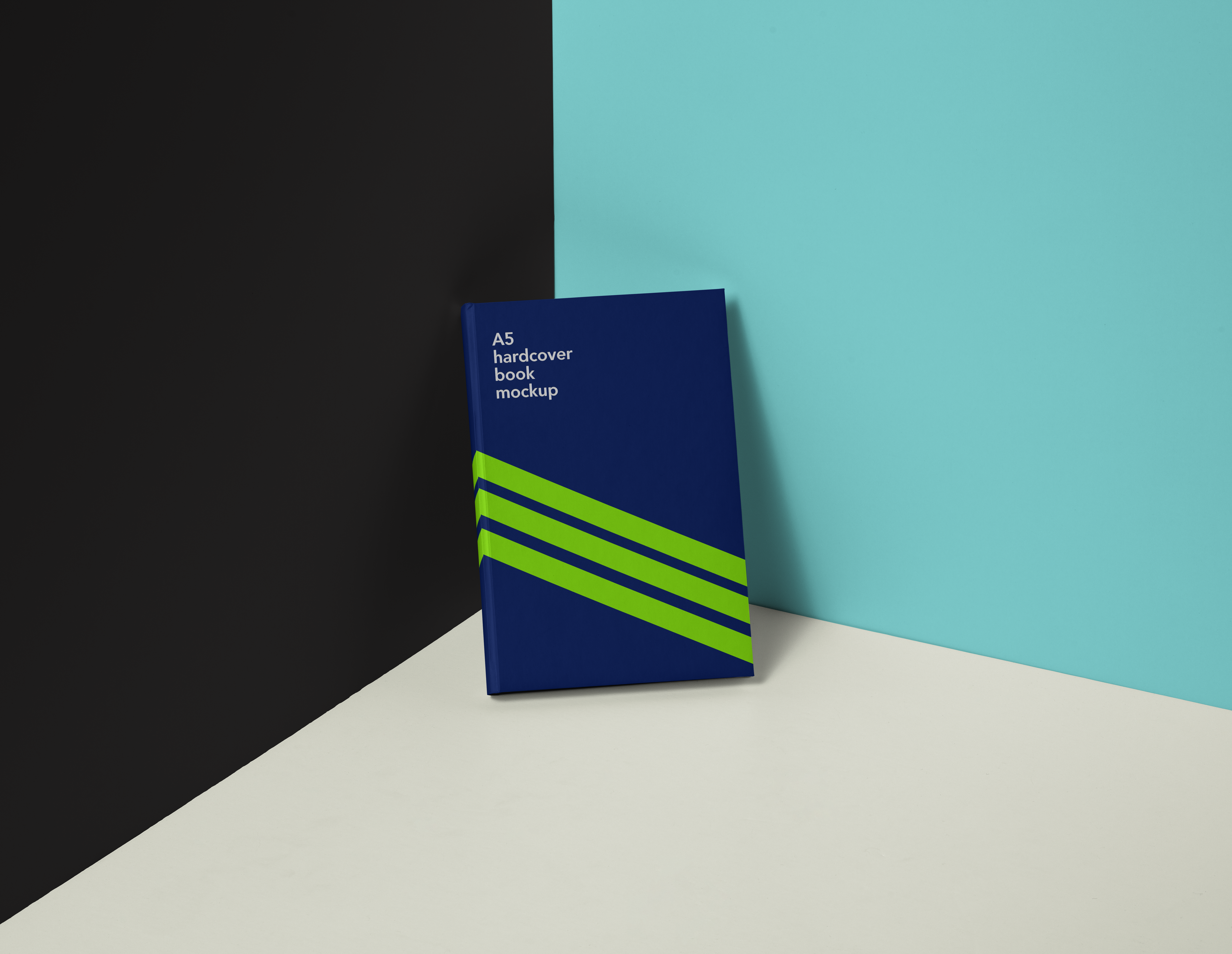 Hadcover Book Mockup Free Download
